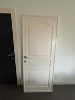 Hard houten binnendeuren massief eiken, 2 stuks., Ophalen, Gebruikt, 80 tot 100 cm, Binnendeur