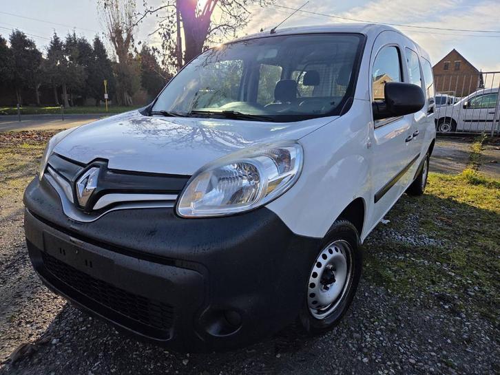 Renault Kangoo 2018 double cabine 109539km 1.5dci 90cv EU6, Auto's, Renault, Bedrijf, Te koop, Kangoo, ABS, Airbags, Alarm, Bluetooth