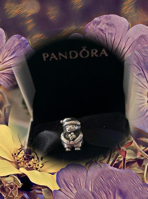 Authentique et magnifique bille de Pandora !"Le petit lutin", Handtassen en Accessoires, Bedels, Zo goed als nieuw, Pandora, Zilver