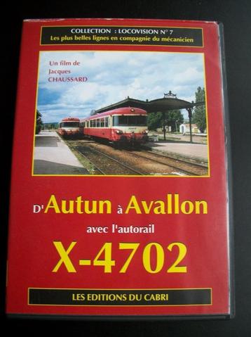 D'Autun à Avallon avec l'Autorail X-4702 - Loco Vision disponible aux enchères