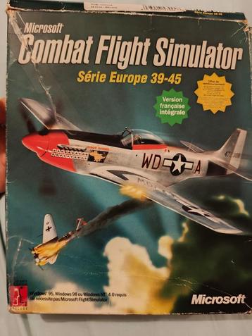 jeu PC rétro Combat Flight Simulator big box version FR !! beschikbaar voor biedingen