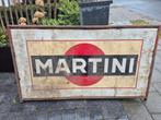 Emaille bord met martini, Verzamelen, Ophalen, Gebruikt