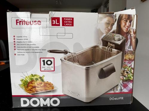 Friteuse Domo 3L - 2200W, Elektronische apparatuur, Frituurpannen, Gebruikt, 2 tot 3 liter, Ophalen