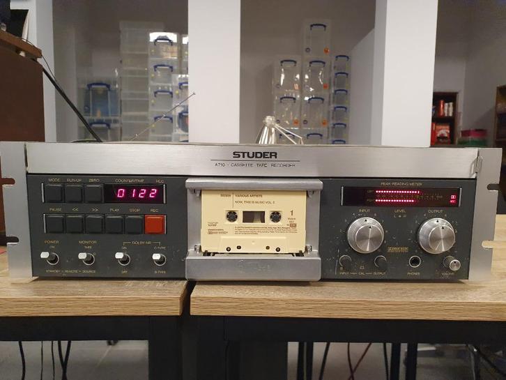 Cassette Tape Deck Studer A 710, Audio, Tv en Foto, Cassettedecks, Ophalen of Verzenden