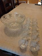Bol à punch avec 12 verres, Enlèvement, Comme neuf