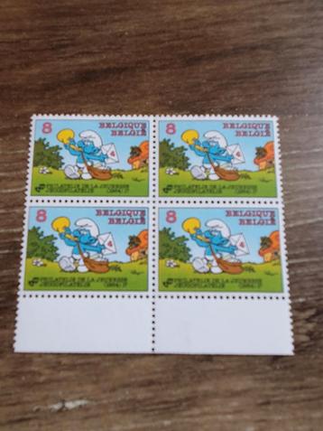 Timbres schtroumpf, Timbres & Monnaies, Enlèvement ou Envoi
