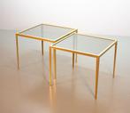 2 Vintage Design bijzettafels Hollywood Regency stijl, 1970s, Overige materialen, Gebruikt, Vintage design, midcentury modern, 1960s, 1970s, 1980s