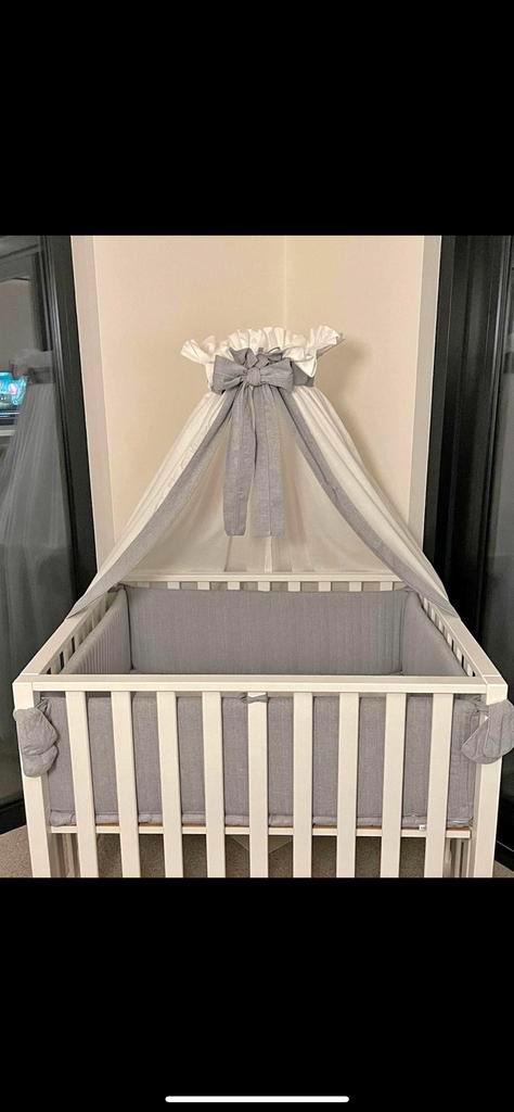 Baby park, Kinderen en Baby's, Babyparken, Zo goed als nieuw, Vierkant, In hoogte verstelbaar, Wieltjes, Ophalen