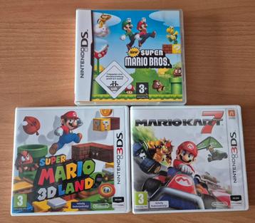 3 Mario Games beschikbaar voor biedingen