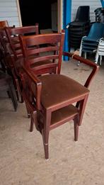 8 cafe bistro TON houten horeca stoelen leuke set mancave!, Huis en Inrichting, Stoelen, Ophalen of Verzenden, Bruin, Hout