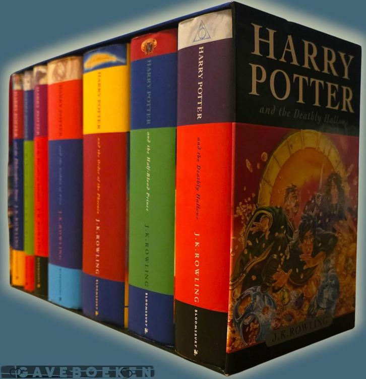 Harry Potter Boxset - J.K Rowling - Bloomsbury - 7x - HC, Boeken, Fantasy, Gelezen, Ophalen of Verzenden
