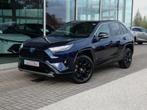 Toyota RAV4 Hybrid *Style plus* LEDER 360Camera Zetelverw, Auto's, Gebruikt, 4 cilinders, 2487 cc, Blauw