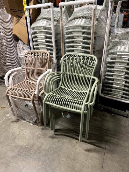 Vita Madrid diningstoel stapelbaar 3 kleuren nieuw, Tuin en Terras, Tuinstoelen, Nieuw, Kunststof, Stapelbaar, Ophalen
