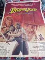 Vintage poster film affiche Indiana Jones Temple of Doom, Gebruikt, Ophalen of Verzenden, Film, Poster