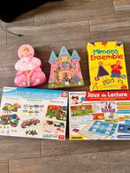 5 puzzel/jeux lecture FR 4-6 ans, Kinderen en Baby's, Speelgoed | Educatief en Creatief, Zo goed als nieuw, Ophalen