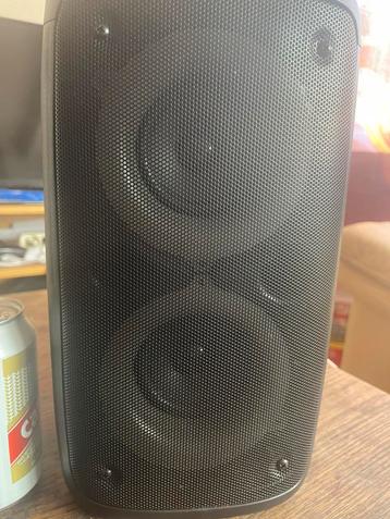 Bluetooth speaker met karaoke functie en micro, Enlèvement ou Envoi, Comme neuf, Moins de 60 watts, Haut-parleur central