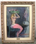 Marguerite ANTOINE, de feestelijke hoed, Antiek en Kunst, Kunst | Schilderijen | Klassiek, Ophalen of Verzenden