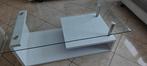 Superbe table basse blanc vitre de salon, Maison & Meubles, Enlèvement
