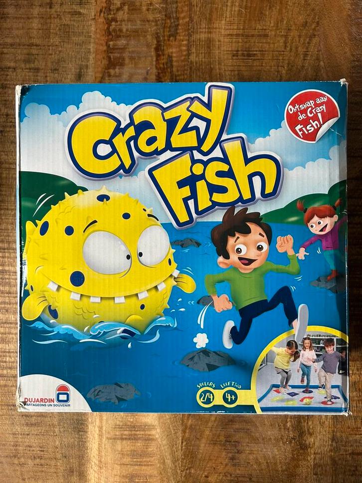 Gezelschapsspel - Crazy Fish, Hobby en Vrije tijd, Gezelschapsspellen | Overige, Gebruikt, Een of twee spelers, Drie of vier spelers