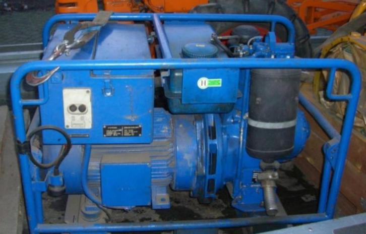 Stroomgroep met hatz motor  2.5 kW, 1 fase, 230 V, 50 Hz, Doe-het-zelf en Bouw, Aggregaten, Zo goed als nieuw, Dieselolie, 5 tot 10 kVA