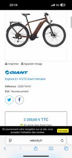 2022 Giant Explore E+ elektrische fiets, Fietsen en Brommers, Elektrische fietsen, Ophalen, Zo goed als nieuw, Giant