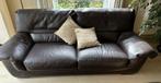 Leren 3zit + 2zit, Huis en Inrichting, Zetels | Zetels, Ophalen, Gebruikt, Leren, 100 tot 125 cm