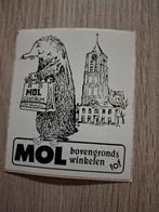 Vintage sticker gemeente Mol bovengronds winkelen, Ophalen of Verzenden, Zo goed als nieuw, Bedrijf of Vereniging