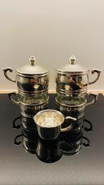 Sivar verzilverde koffiefilterset Delheid Frères Bruxelles, Antiek en Kunst, Ophalen of Verzenden