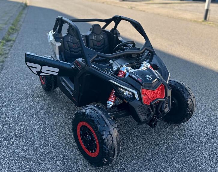 Kinder Auto CAN-AM Maverick buggy 24V 2 pers RC - MP4, Kinderen en Baby's, Speelgoed | Buiten | Accuvoertuigen, Nieuw, Ophalen of Verzenden