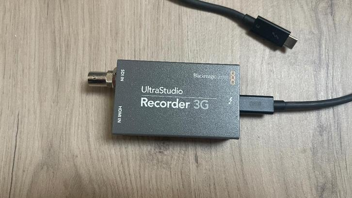 Blackmagic UltraStudio Recorder 3G, Audio, Tv en Foto, Professionele apparaten, Zo goed als nieuw, Video, Ophalen of Verzenden