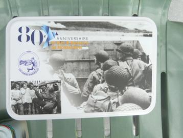 2 Lege blikken koekendozen 80 ste verjaardag D-Day Normandië beschikbaar voor biedingen
