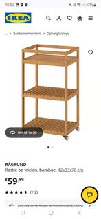 IKEA Ragrund badkamerkast / badkamermeubel, Ophalen, (Half)hoge kast, Minder dan 50 cm, Zo goed als nieuw