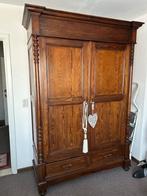 Antieke houten kast in perfecte staat, Huis en Inrichting, Kasten | Kleerkasten, Met plank(en), 100 tot 150 cm, 200 cm of meer