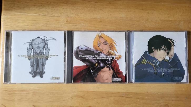 Lot CD Fullmetal Alchemist 1 à 3 OST Soundtrack, Cd's en Dvd's, Cd's | Filmmuziek en Soundtracks, Zo goed als nieuw, Ophalen