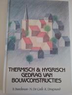 Thermisch en hygrisch gedrag van bouwconstructies EBES, Boeken, Studieboeken en Cursussen, Gelezen, Ophalen of Verzenden