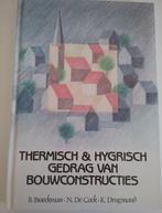 Thermisch en hygrisch gedrag van bouwconstructies EBES, Ophalen of Verzenden, Gelezen