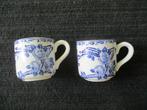 Lot van 2 stuks   Mokkatasjes   BOCH  fes .  La Louviere  Be, Huis en Inrichting, Keuken | Servies, Ophalen of Verzenden, Gebruikt