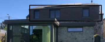 Bardage Cedral | 14 m² | RAL C55 taupe beschikbaar voor biedingen