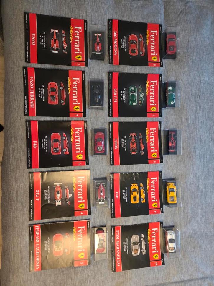 Collection Ferrari, Hobby & Loisirs créatifs, Voitures miniatures | 1:43, Comme neuf, Voiture, Enlèvement