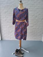 Tunique/robe violette à imprimé graphique Paprika, Comme neuf, Taille 46/48 (XL) ou plus grande, Enlèvement ou Envoi, Longueur genou