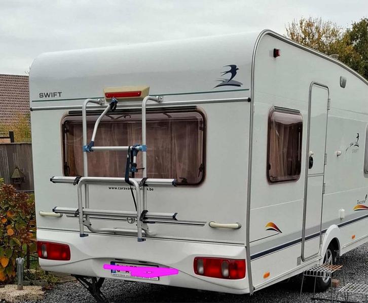 Caravan Swift, Caravans en Kamperen, Caravans, Particulier, Swift, Douche, Fietsenrek, Mover, Ringverwarming, Ophalen