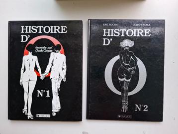HISTOIRE D'O TOMES 1 ET 2 SERIE COMPLETE CREPAX REED beschikbaar voor biedingen