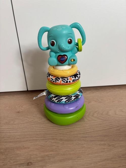 VTech 3 in 1 Stapel & Leer Olifant, Kinderen en Baby's, Speelgoed | Vtech, Gebruikt, 6 maanden tot 2 jaar, Ophalen