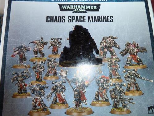 WARHAMMER 40K chaos space marines start collecting! "sans VE, Hobby & Loisirs créatifs, Wargaming, Neuf, Warhammer 40000, Enlèvement