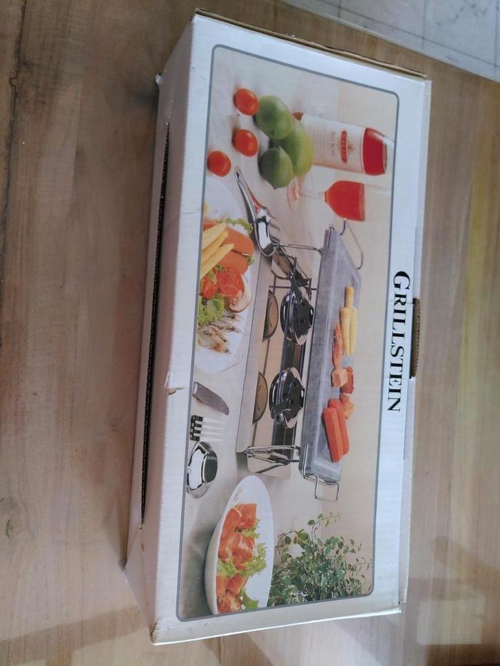 Steengrill op branders 4 personen, Elektronische apparatuur, Gourmetstellen, Nieuw, 4 t/m 7 personen, Ophalen