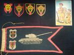 Ensemble Fanion, badges, carte infanterie, Collections, Objets militaires | Général, Enlèvement ou Envoi