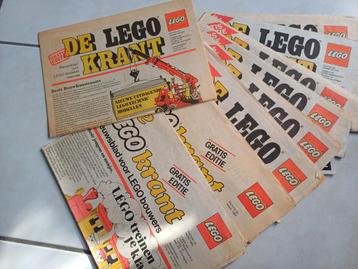 De Lego krant ; 9 stuks van '83-'89 beschikbaar voor biedingen