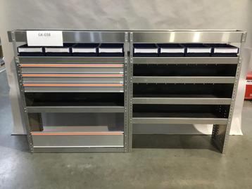Aluminium bedrijfswagen inrichting GK-038 beschikbaar voor biedingen