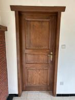 3 volle eiken houten deuren, Doe-het-zelf en Bouw, Ophalen, Gebruikt, 80 tot 100 cm, Binnendeur