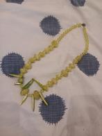 Collier pierre véritable nacre vert, Handtassen en Accessoires, Kettingen, Ophalen of Verzenden, Zo goed als nieuw, Groen